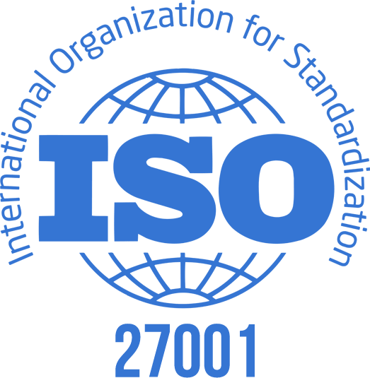 ISO 27001 tanúsítvány jelvény